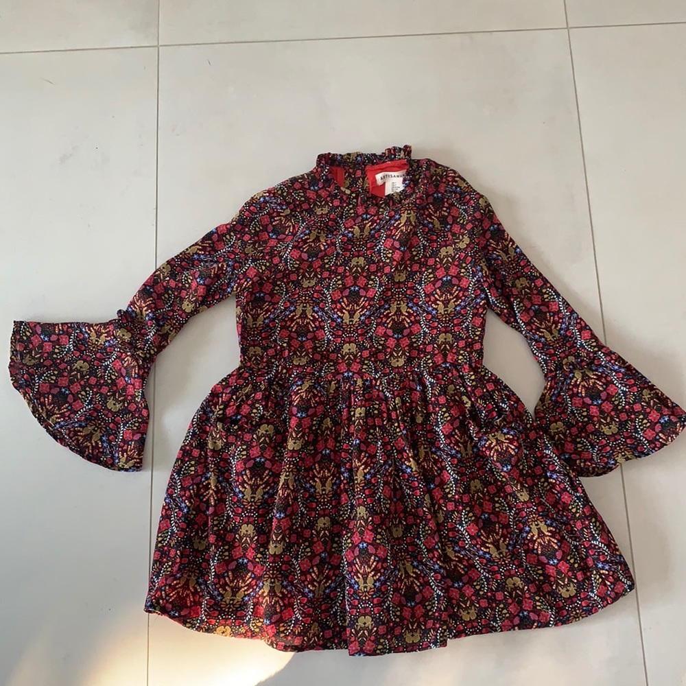 Puffed Out Floral Dress